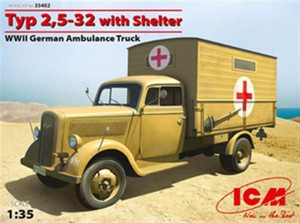 ICM Models - GERMAN AMBULANCE TYPE 2.5 1:35 - 35402