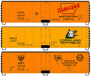 Accurail - Ho 40' Stl Reefer #3Set - 8093