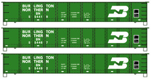 Accurail - HO 41' Steel Gondolas BN 3 car set - 37764