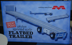Aurora-Moebius Model Kits - Flatbed Trailer 48' 1:25 - 1304 Aurora-Moebius Model Kits - Flatbed Trailer 48' 1:25 - 1304