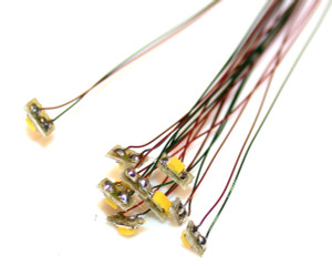 Train Control Systems - Sunny White Led W/magnet 10pcs - 1323