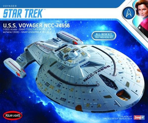 Polar Lights Hobby Kits - Star Trek U.S.S. Voyager 1:1000 Snap - 980 Polar Lights Hobby Kits - Star Trek U.S.S. Voyager 1:1000 Snap - 980