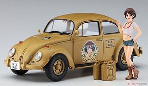 Hasegawa Models - Wild Egg Girls VW Beetle Type 1 1:24 - 52288