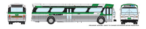 Rapido Trains - HO 1:87 Dlx Bus Go Transit 1123 - 753009