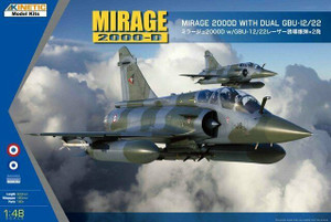 Kinetic Model Kits - Mirage 2000D w/dual GBU 12-22 - 48120