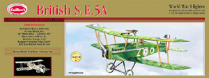 Guillows Models - Se5a Raf Laser Cut 24' - 202 Guillows Models - Se5a Raf Laser Cut 24' - 202