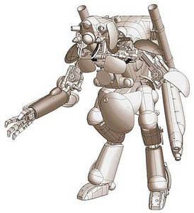 Hasegawa Models - Interceptor Grosser Hund Humanoid 1:20 - 64005