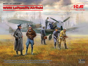 ICM Models - WWII Luftwaffe Airfield Diorama 1:48 - DS4801