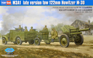 Hobby Boss Models - M3A1 Late 122mm Howitzer 1:35 - 84537