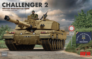 Ryefield Models - British MBT Challenger 2 w/working 1:35 - 5062