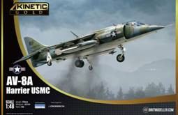 Kinetic Model Kits - AV-8A USMC Harrier 1:48 - 48072