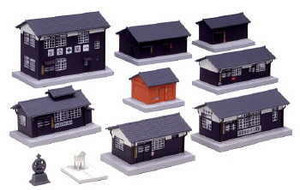 Kato - N Wood Station Buildings 10pc - 23233