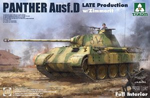 Takom Models - WWII Panther Ausf.D Tank 1:35 - 2104