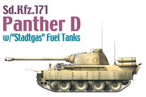 DML Military Kits - SdKfz 171 Panther D Tank w/Stadtgas 1:35 - 6881