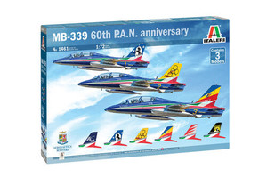 Italeri Model Kits - Macchi MB 339 60th PAN Anniv 1:72 - 1461