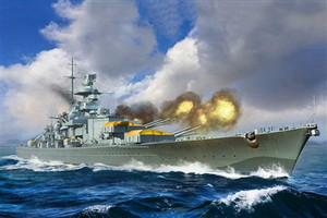 Trumpeter Models - German Gneisenau Battleship 1:700 - 6736