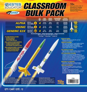 Estes Rockets - Avg Bulk Pack 12pk - 1753 Estes Rockets - Avg Bulk Pack 12pk - 1753