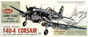 Guillows Models - F-4U4 Corsair 30' - 1004 Guillows Models - F-4U4 Corsair 30' - 1004