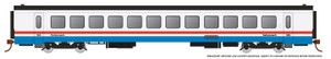 Rapido Trains - Ho RTL Turboliner Coach Early 187 - 25105