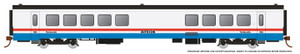 Rapido Trains - Ho RTL Turboliner Coach Early 186 - 25106