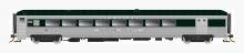 Rapido Trains - Ho PS County Car W/baggage NH W/Sk 201 - 134001
