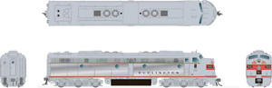 Rapido Trains - HO EMD E8A Burlington CB&Q #9945A - 28006