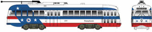 Bowser - Ho Pcc Streetcar BiCent Penna 2254 W/sd - 12929