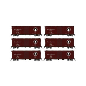 Rapido Trains - Ho 40' Boxcar GN 6pk - 155001