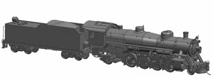 Bachmann - Ho Usra Light 2-8-2 Wp 32 - 54404