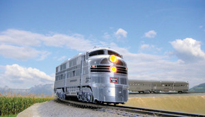 Kato - N Silver Streak Zepher Train Set w/PP - 1060041