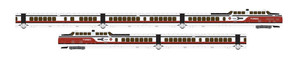 Rapido Trains - N Turbotrain Amt/Us Dot 5cars - 520003
