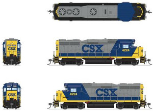 Broadway Limited - Ho EMD GP30 CSX 4224  YN2 W/sd - 7568