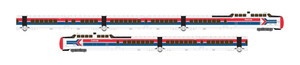 Rapido Trains - N Turbotrain Amt 5car W/sd - 520504