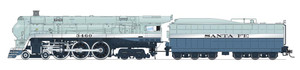 Broadway Limited - Ho ATSF Blue Goose 3460 W/sd+S Early1941 - 7353