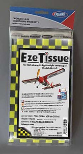 Deluxe Materials  Glue - Ez Tissue Black/Yellow Checker 3pk - BD77
