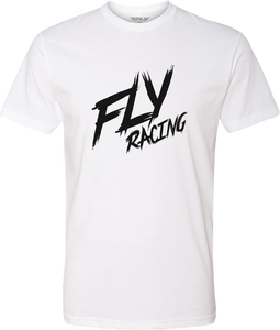 Fly Racing - Fly Brawl Tee White Md - 352-0024M