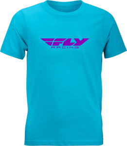 Fly Racing - Youth Fly Corporate Tee Blue/purple Yl - 352-0675YL