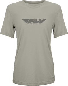 Fly Racing - Women's Fly Origin Corp Tee Stone Heather 2x - 356-01012X