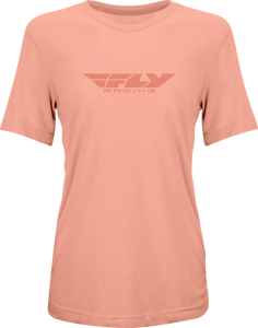 Fly Racing - Women's Fly Origin Corp Tee Peach Md - 356-0102M