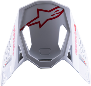 Alpinestars - S-m8 Radium 2 Visor Bright Red/white - 8981523-3012-OS