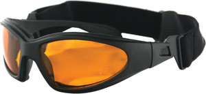 Bobster - Gxr Sunglasses Black W/amber Lens - GXR001A Bobster - Gxr Sunglasses Black W/amber Lens - GXR001A