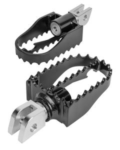 Burly Brand - Mx Style Foot Pegs Tri Black - B13-1005B