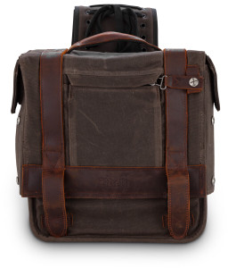 Burly Brand - Throwover Saddlebag Dark Oak - B15-1002D