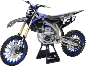 New-ray - 1:6 Yamaha Factory Team Yz450f Eli Tomac #3 W/#1 Sx/mx - 49713 New-ray - 1:6 Yamaha Factory Team Yz450f Eli Tomac #3 W/#1 Sx/mx - 49713