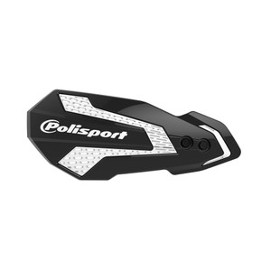 Polisport - Mx Flow Handguards Black/white - 8308200045 Polisport - Mx Flow Handguards Black/white - 8308200045