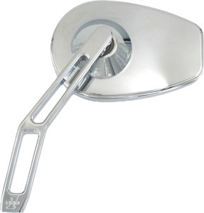 Pro One - Micro Mirror V2 Cut Stem Left Chrome - 102100 Pro One - Micro Mirror V2 Cut Stem Left Chrome - 102100
