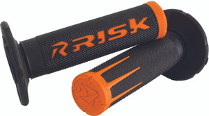 Risk Racing - Fusion 2.0 Motorcycle Grips Orange - 287 Risk Racing - Fusion 2.0 Motorcycle Grips Orange - 287