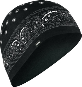 Zan - Sportflex Beanie Black Paisley - WHLL101 Zan - Sportflex Beanie Black Paisley - WHLL101