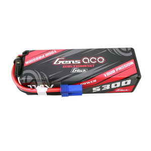 Gens - 11.1v 5300mah 3s 60c G-tech Smart Lipo: Ec5 - 533S60E5GT Gens - 11.1v 5300mah 3s 60c G-tech Smart Lipo: Ec5 - 533S60E5GT
