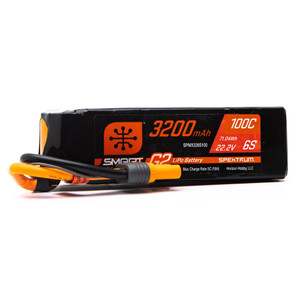 Spektrum - 3200mah 6s 22.2v Smart G2 Lipo 100c; Ic5 - X326S100 Spektrum - 3200mah 6s 22.2v Smart G2 Lipo 100c; Ic5 - X326S100